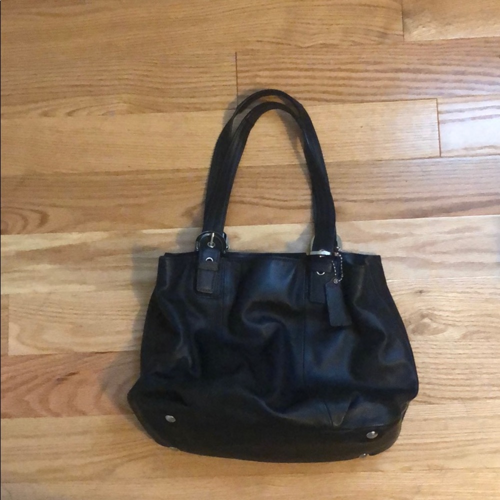Coach leather handbag